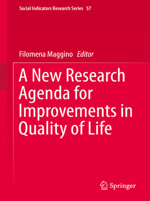 cover image of A New Research Agenda for Improvements in Quality of Life